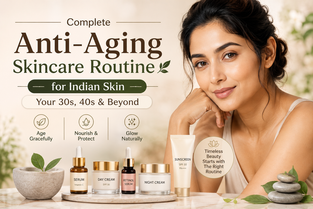 Complete Anti-Aging Skincare Routine for Indian Skin – Your 30s, 40s & Beyond