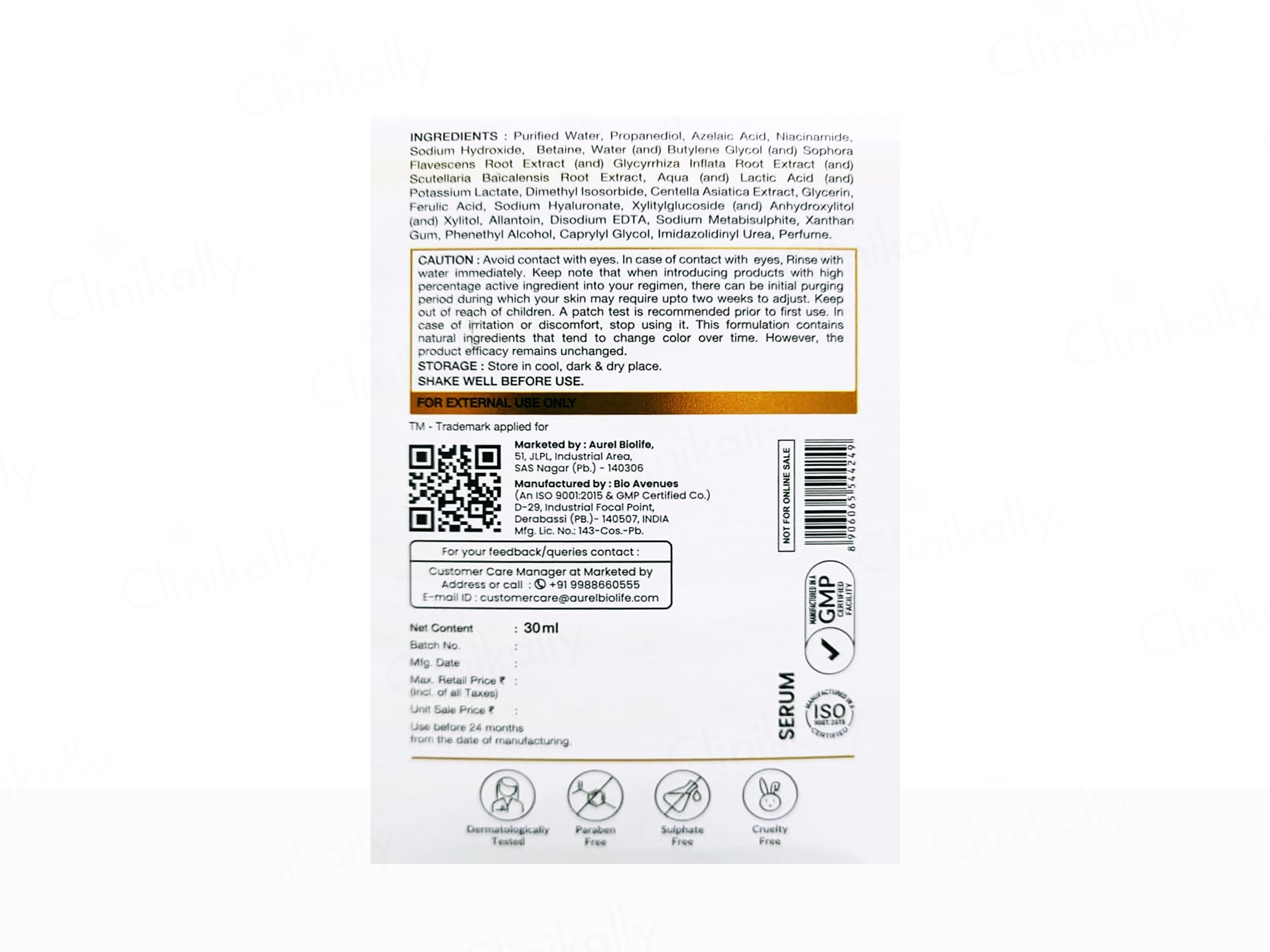 Aziedge Face Serum