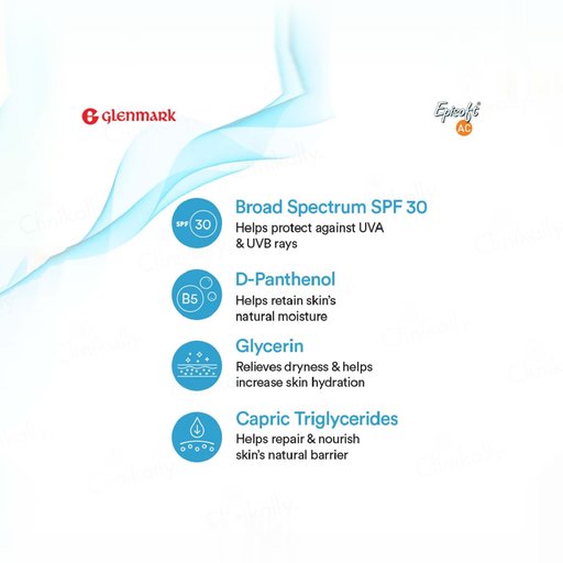 Episoft AC Moisturiser with Sunscreen SPF 30
