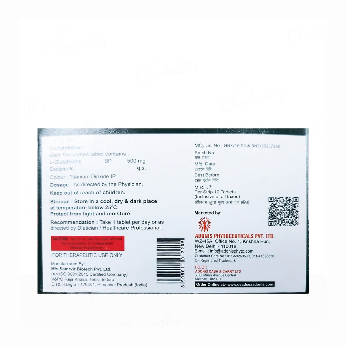 Adonis Glutat Tablet