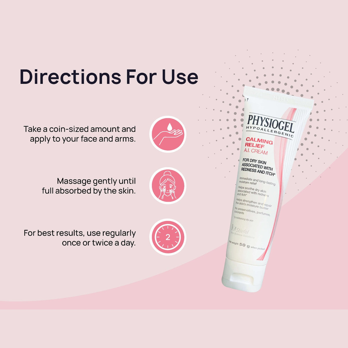 Physiogel Hypoallergenic Calming Relief A.I. Cream