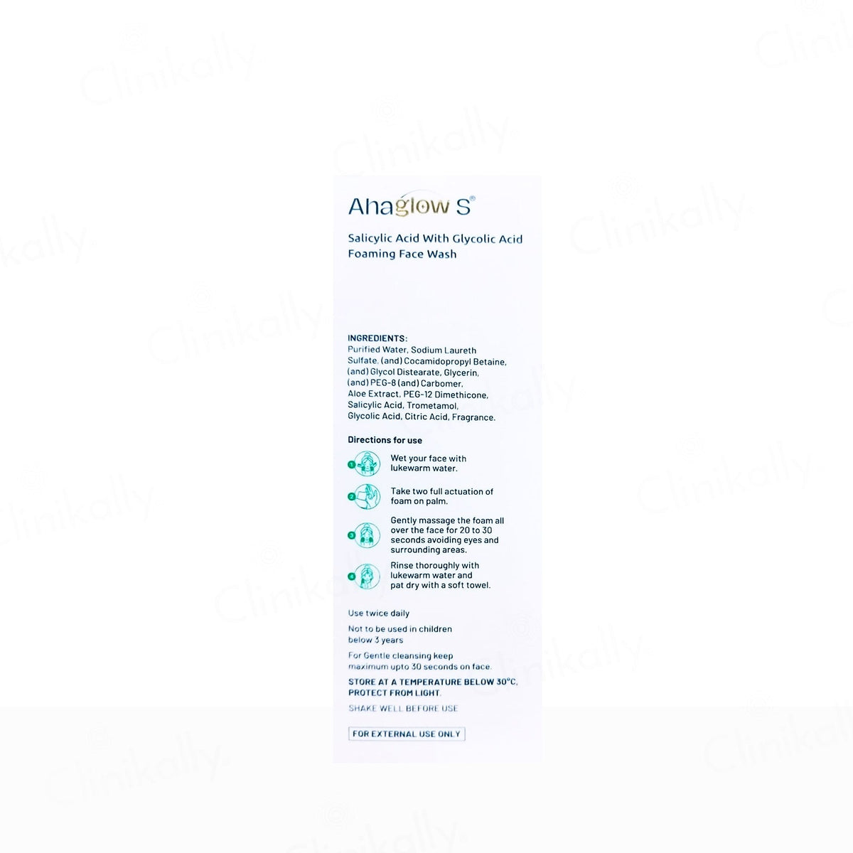 Ahaglow S Foaming Face Wash