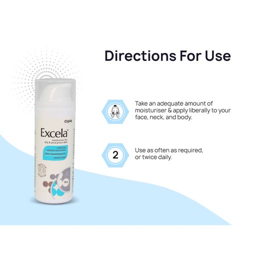 Excela Moisturiser for Oily & Acne Prone Skin