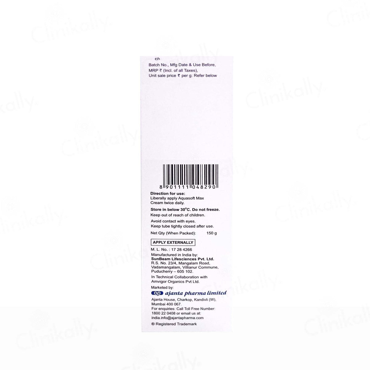 Aquasoft Max Intense Moisturizing Cream