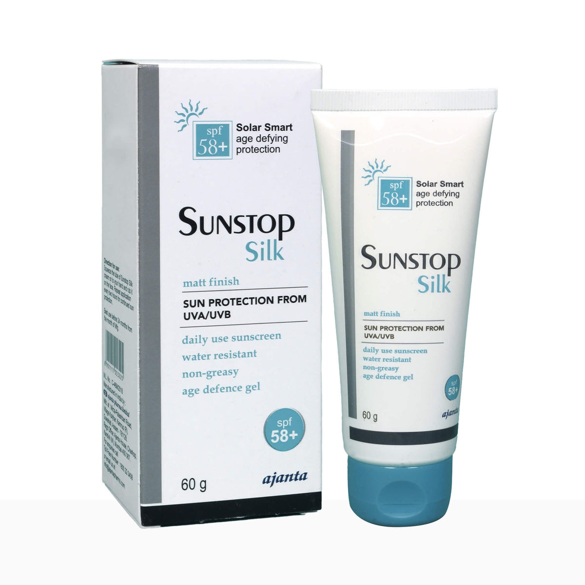 Sunstop Silk Sunscreen Matt Finish SPF 58+
