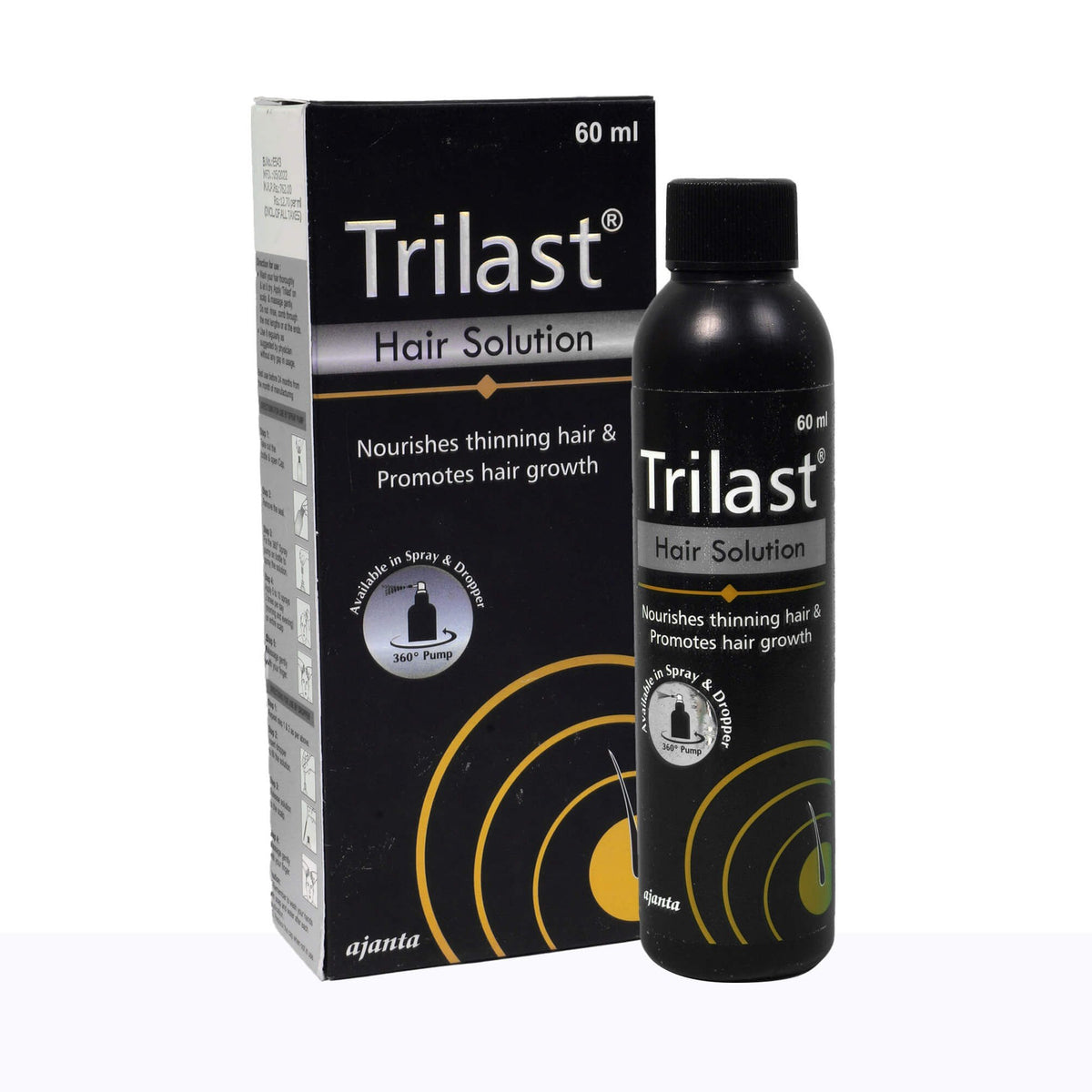 Trilast Hair Solution (Spray & Dropper)