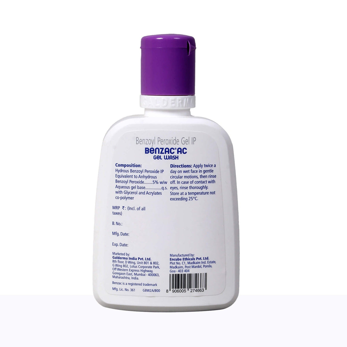 Benzac AC 5% Gel Wash