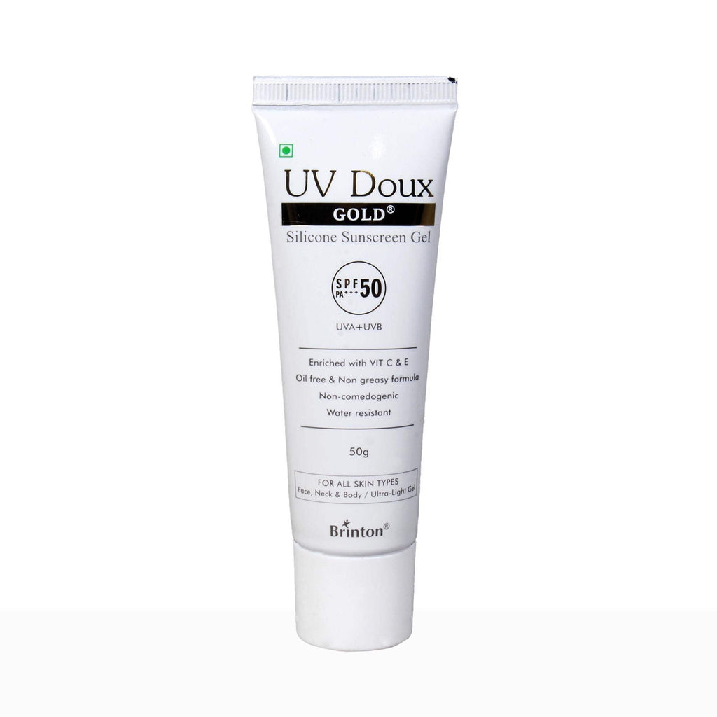 UV Doux Gold Silicone Sunscreen Gel SPF 50 PA+++