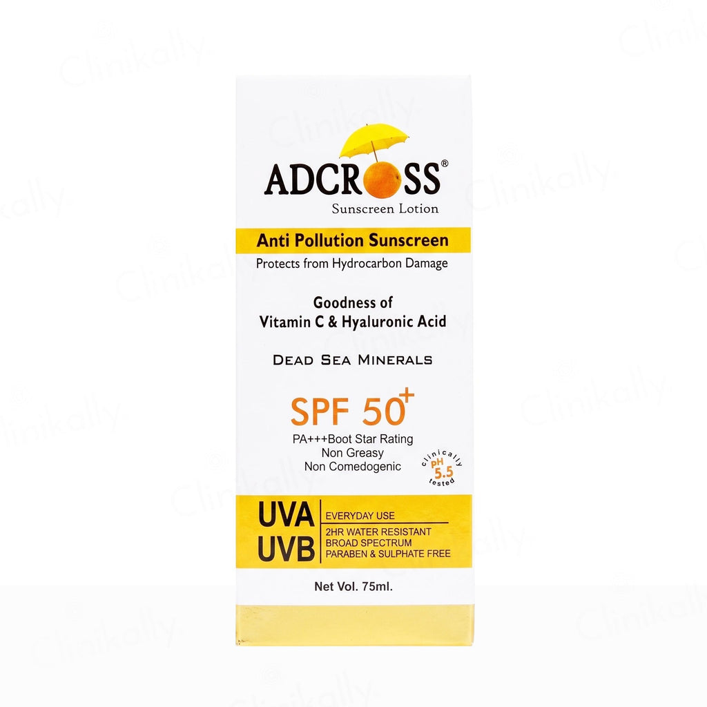 Adonis Adcross Anti Pollution Sunscreen Lotion SPF 50+ PA+++