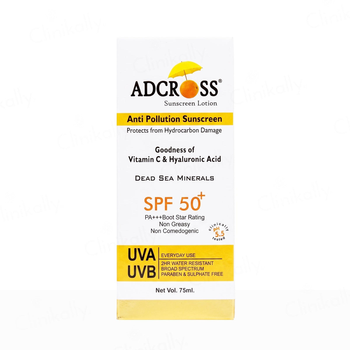 Adonis Adcross Anti Pollution Sunscreen Lotion SPF 50+ PA+++
