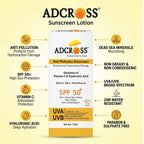 Adonis Adcross Anti Pollution Sunscreen Lotion SPF 50+ PA+++