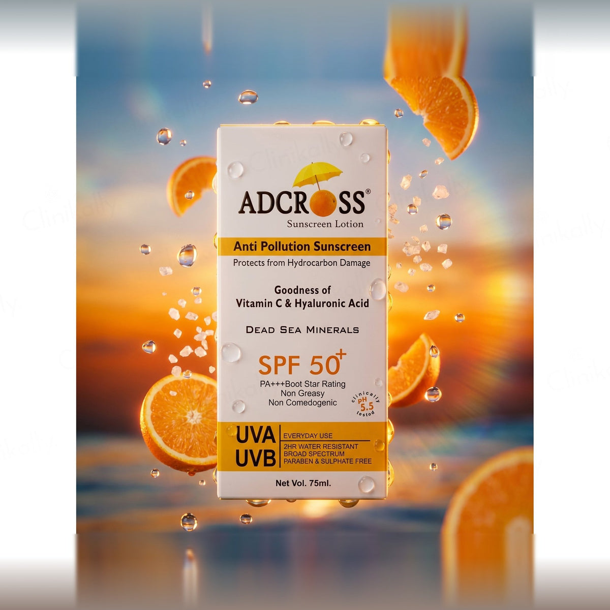 Adonis Adcross Anti Pollution Sunscreen Lotion SPF 50+ PA+++