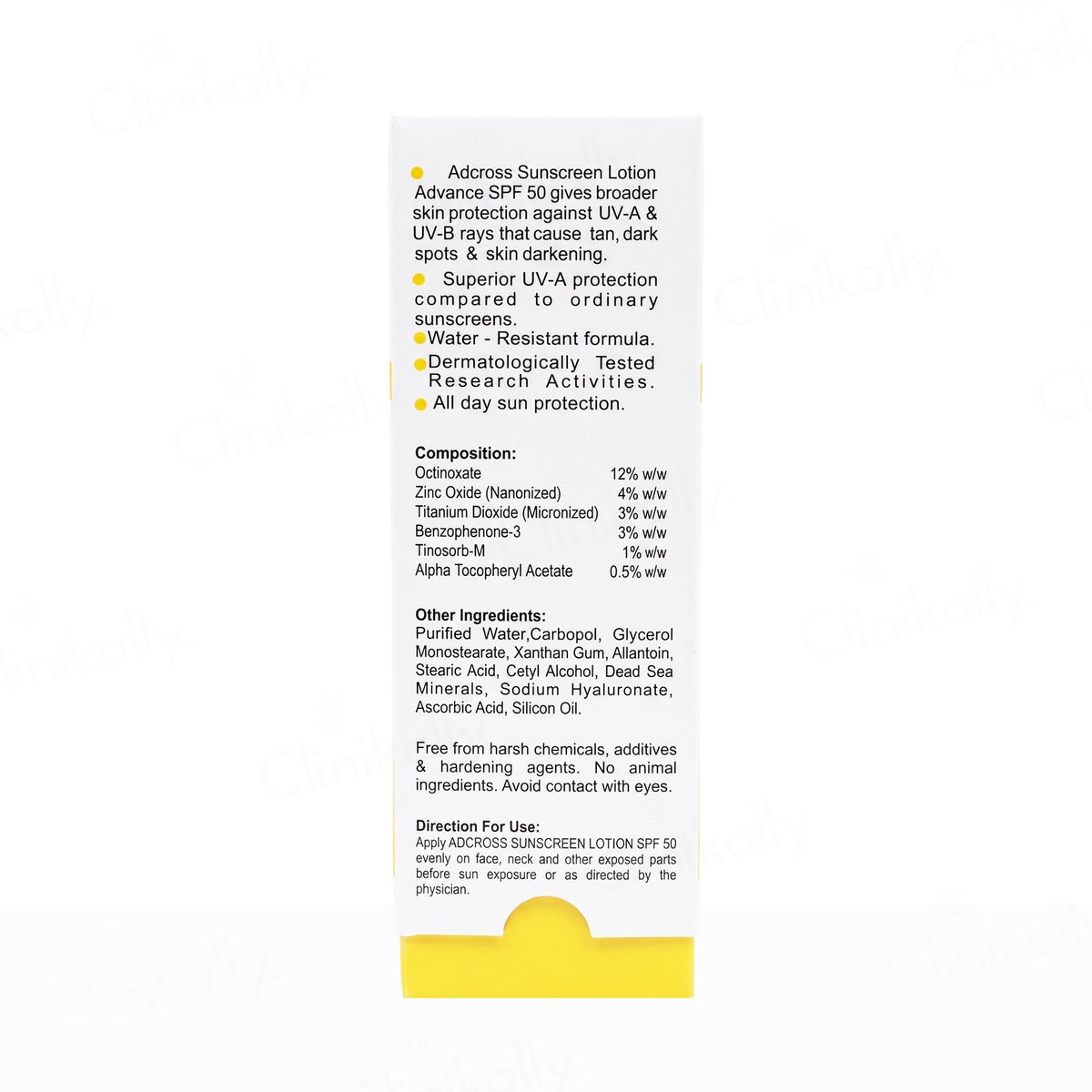 Adonis Adcross Anti Pollution Sunscreen Lotion SPF 50+ PA+++