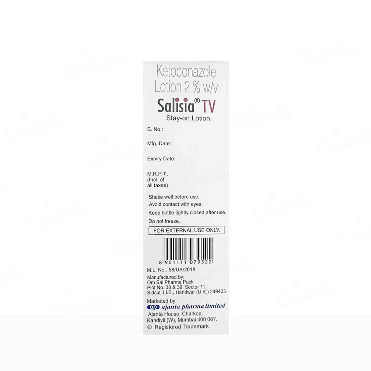 Salisia TV Stay-on Lotion