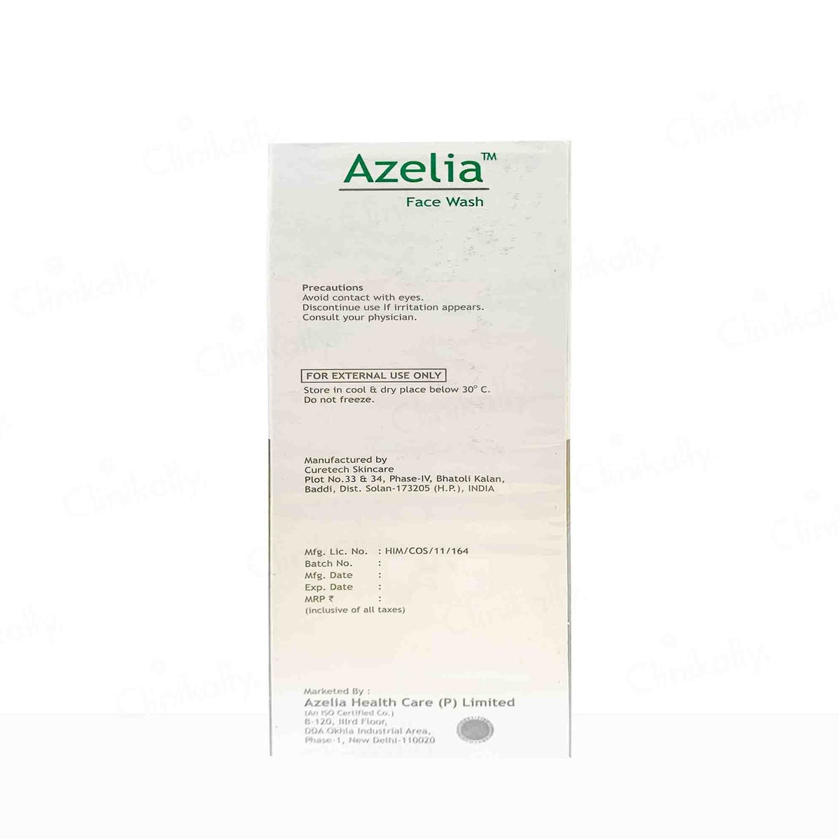 Azelia Intense Deep Cleansing Face Wash