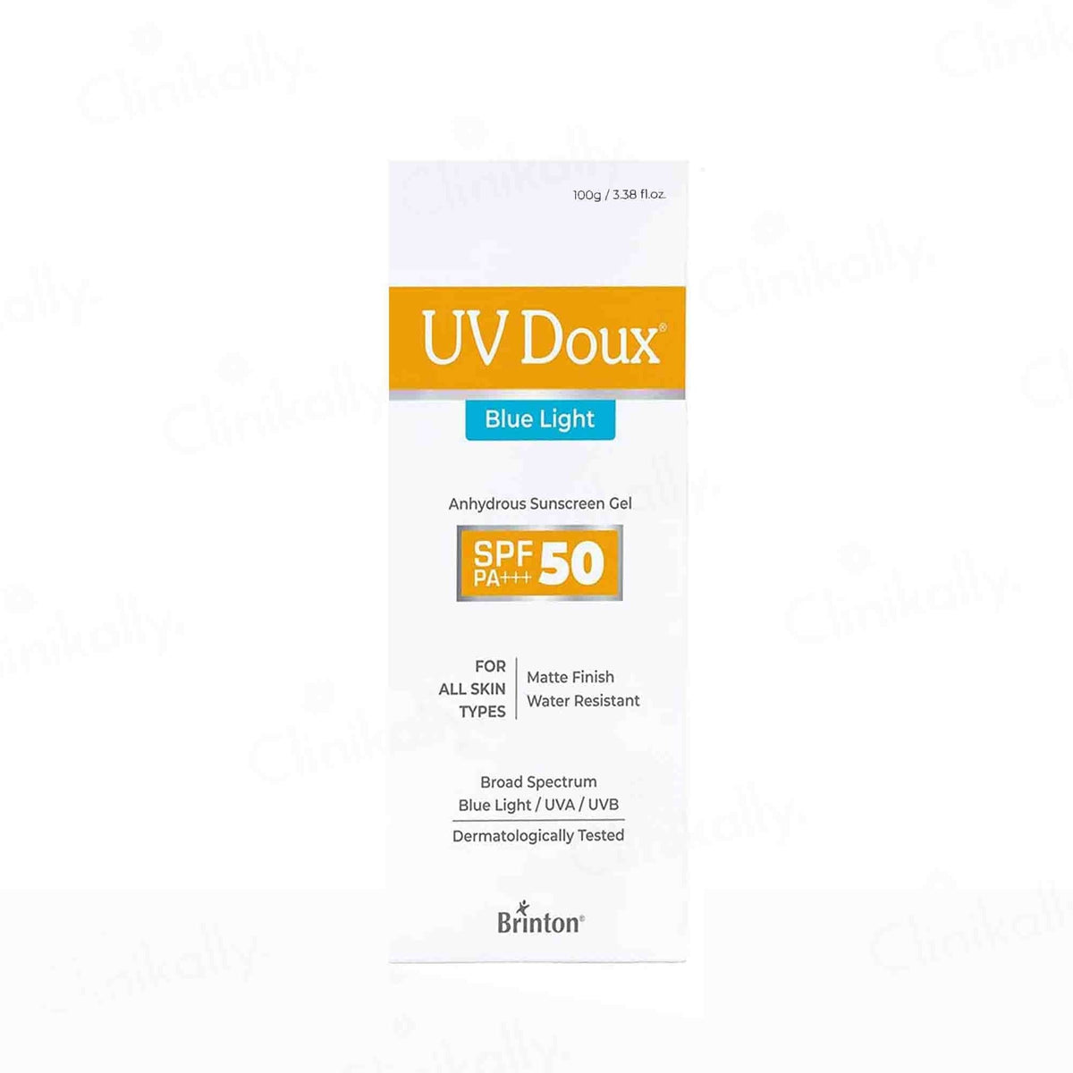UV Doux Blue Light Anhydrous Sunscreen Gel SPF 50 PA+++