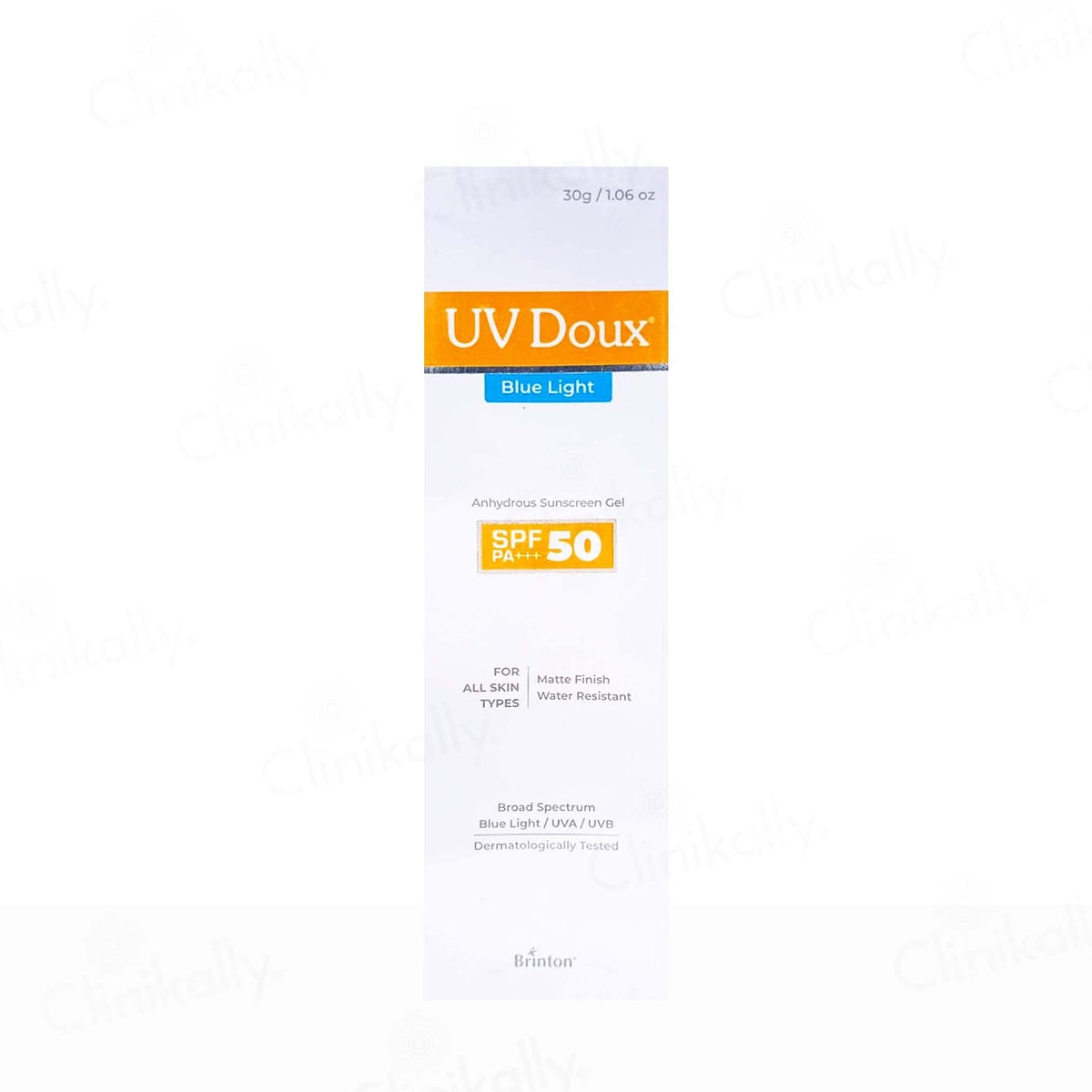 UV Doux Blue Light Anhydrous Sunscreen Gel SPF 50 PA+++
