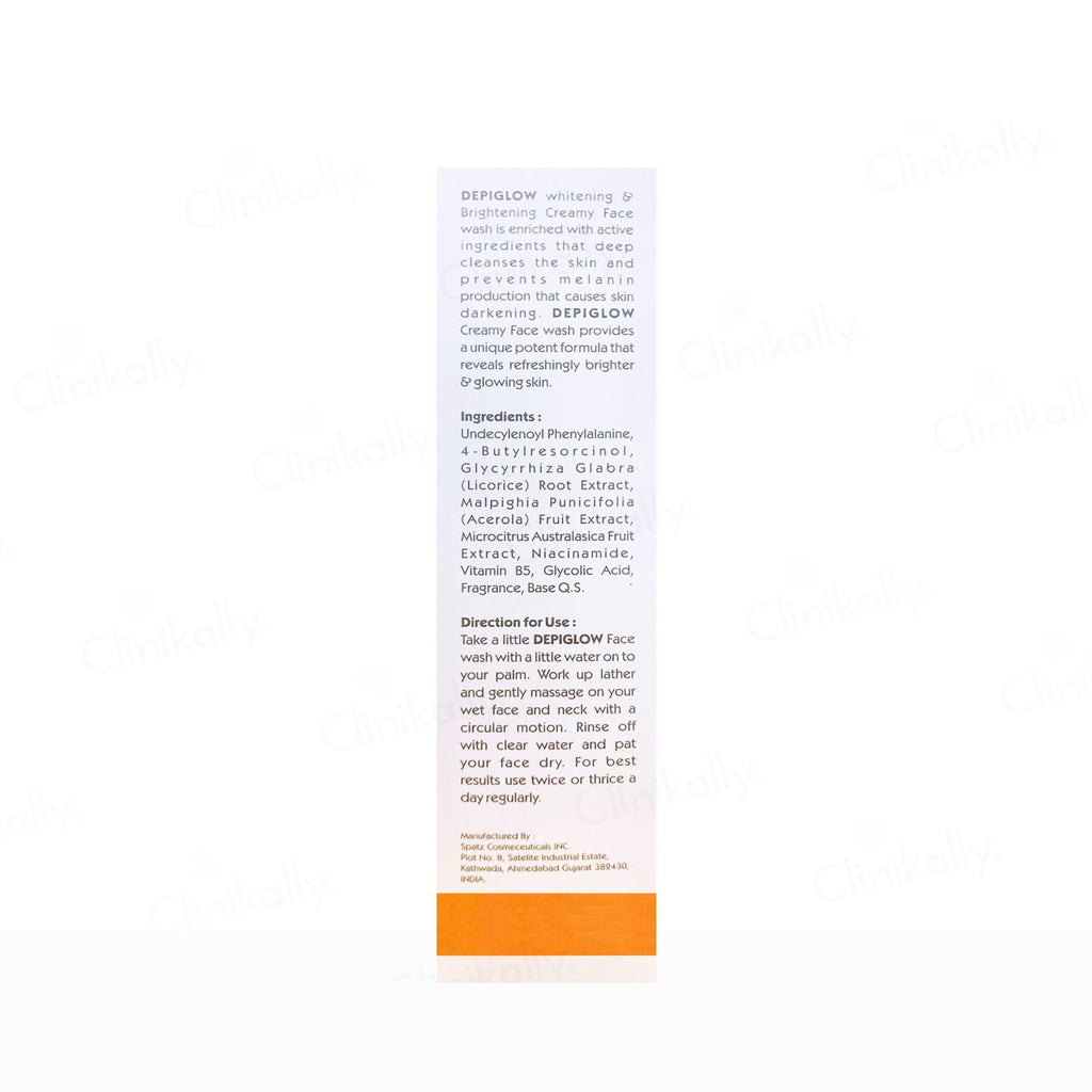 Depiglow Skin Whitening & Brightening Face Wash