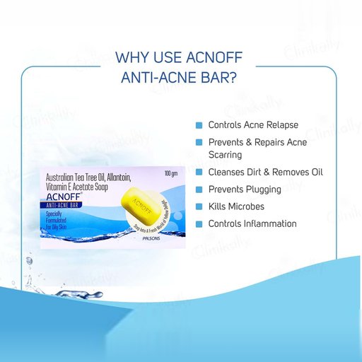 Acnoff Anti-Acne Bar For Oily Skin