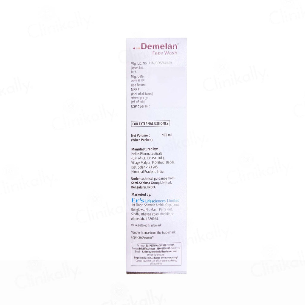 Demelan Face Wash