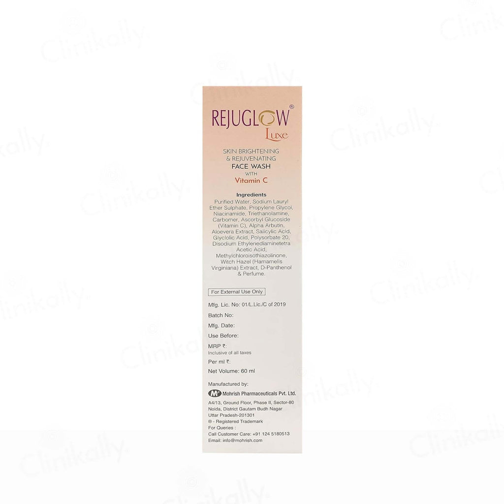 Rejuglow Luxe Skin Brightening & Rejuvenating Face Wash