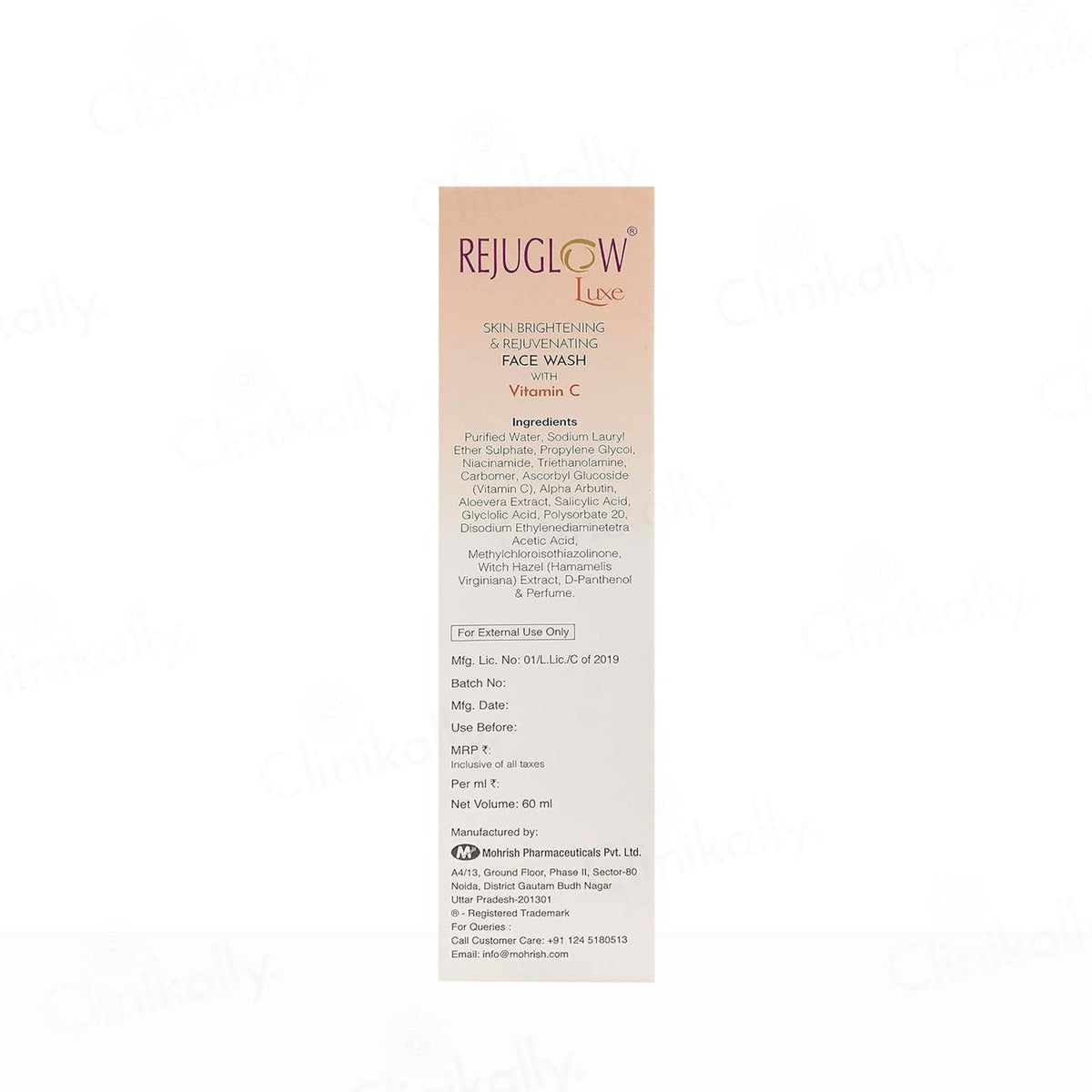 Rejuglow Luxe Skin Brightening & Rejuvenating Face Wash