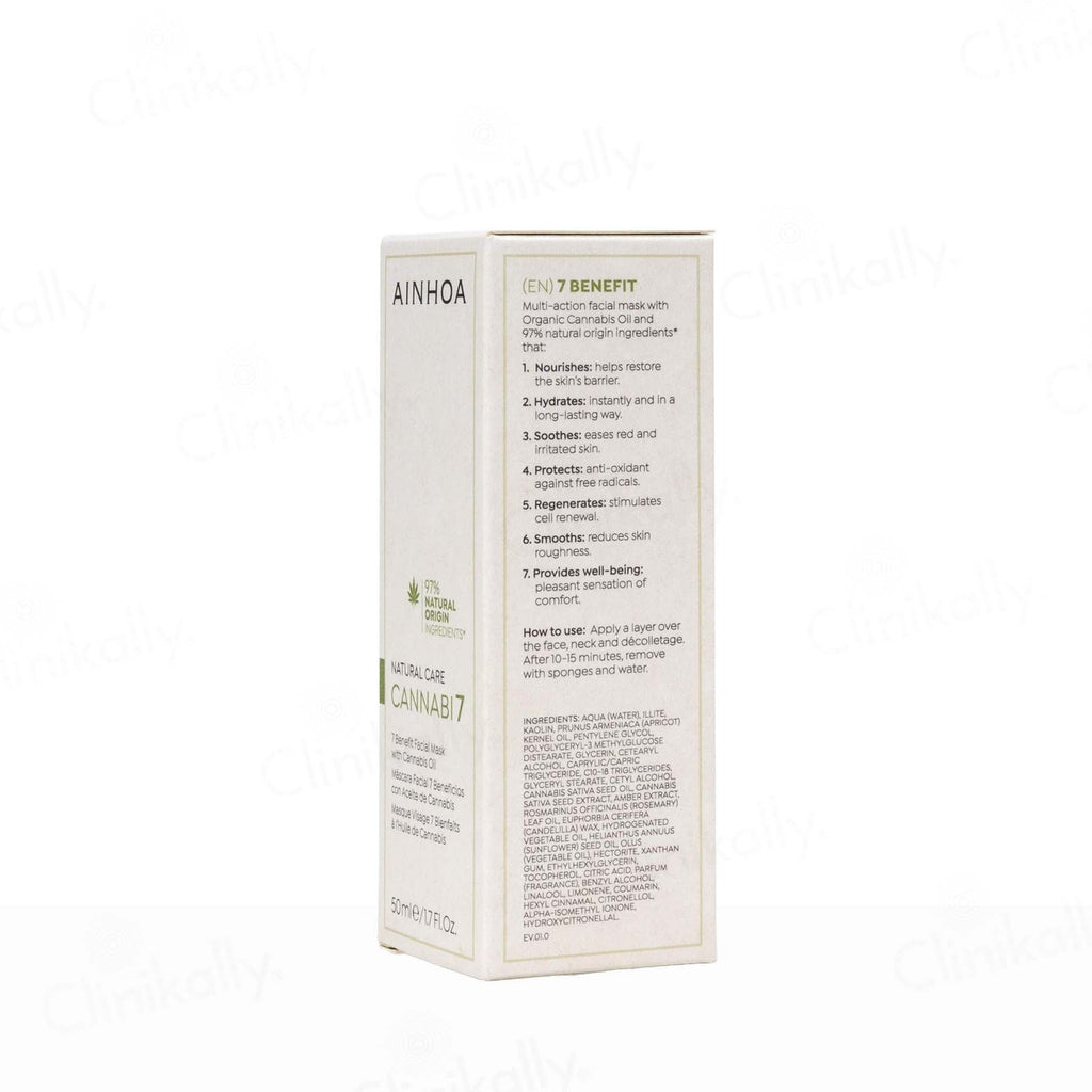 Ainhoa Cannabi 7 Benefit Facial Mask with Cannabis Oil