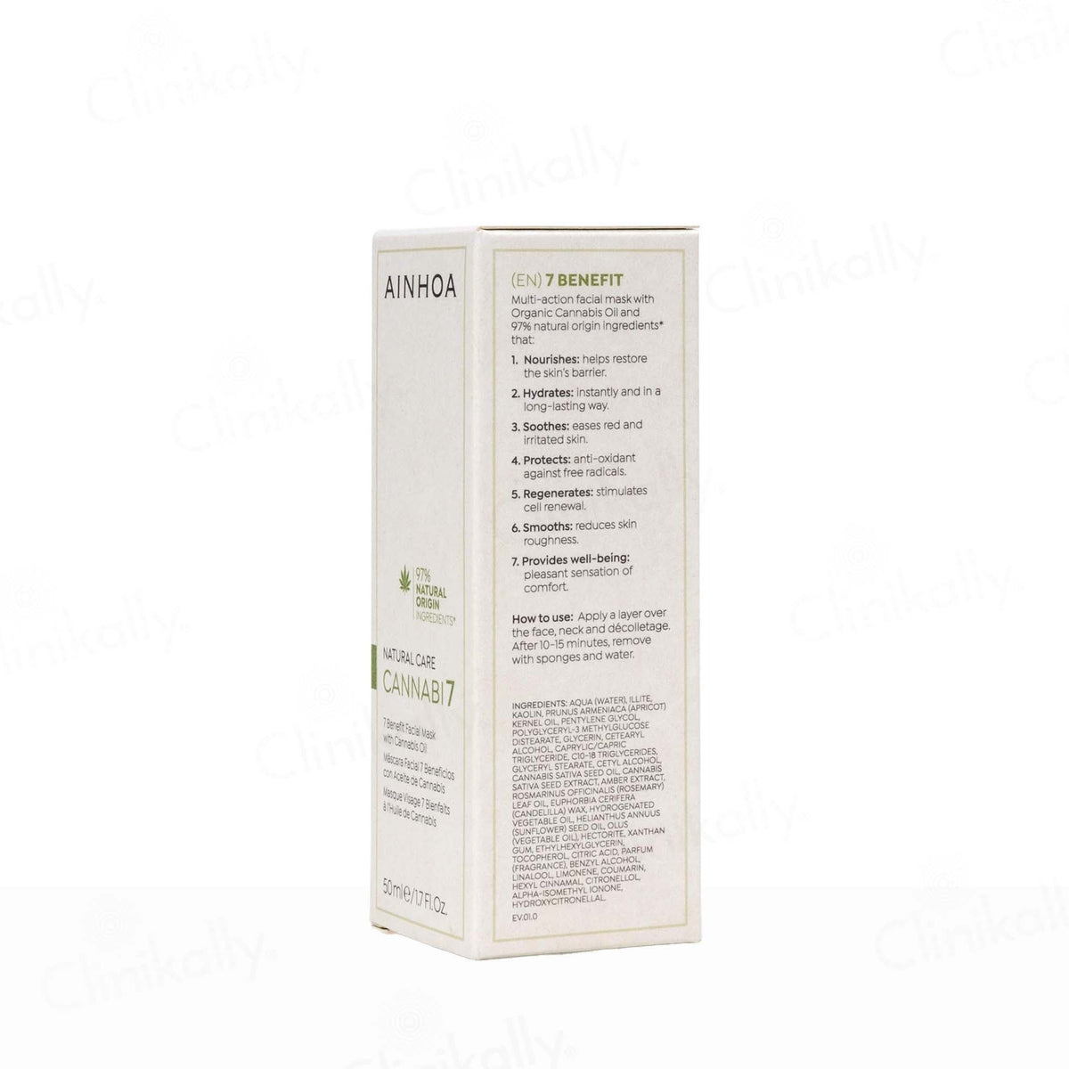 Ainhoa Cannabi 7 Benefit Facial Mask with Cannabis Oil