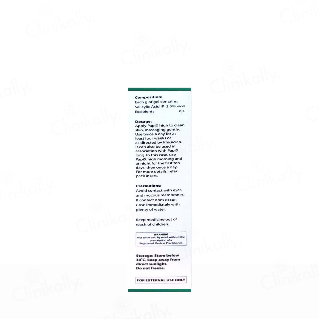 PapiX High 2.5% Salicylic Acid Gel