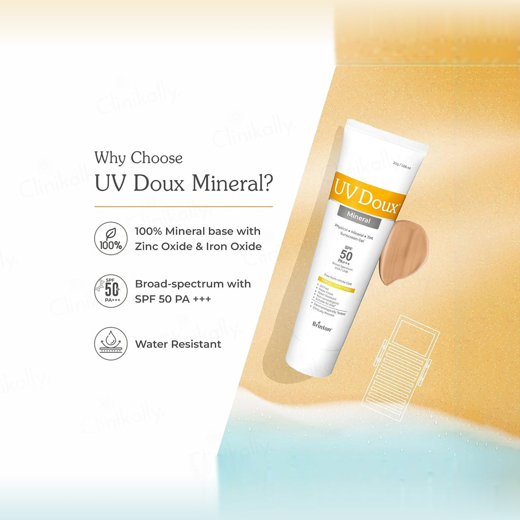 UV Doux Mineral Sunscreen Gel SPF 50 PA+++