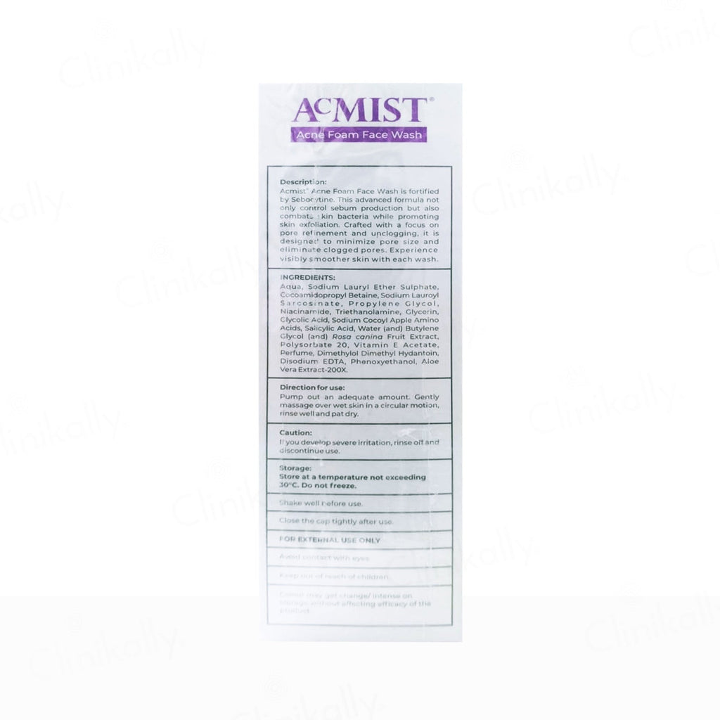 Brinton Acmist Acne Foam Face Wash