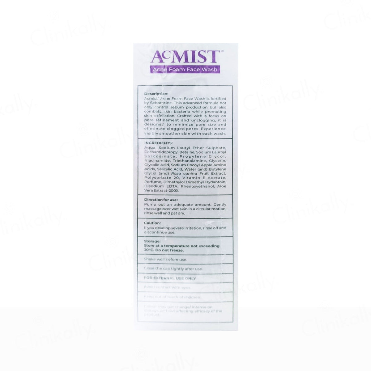 Brinton Acmist Acne Foam Face Wash