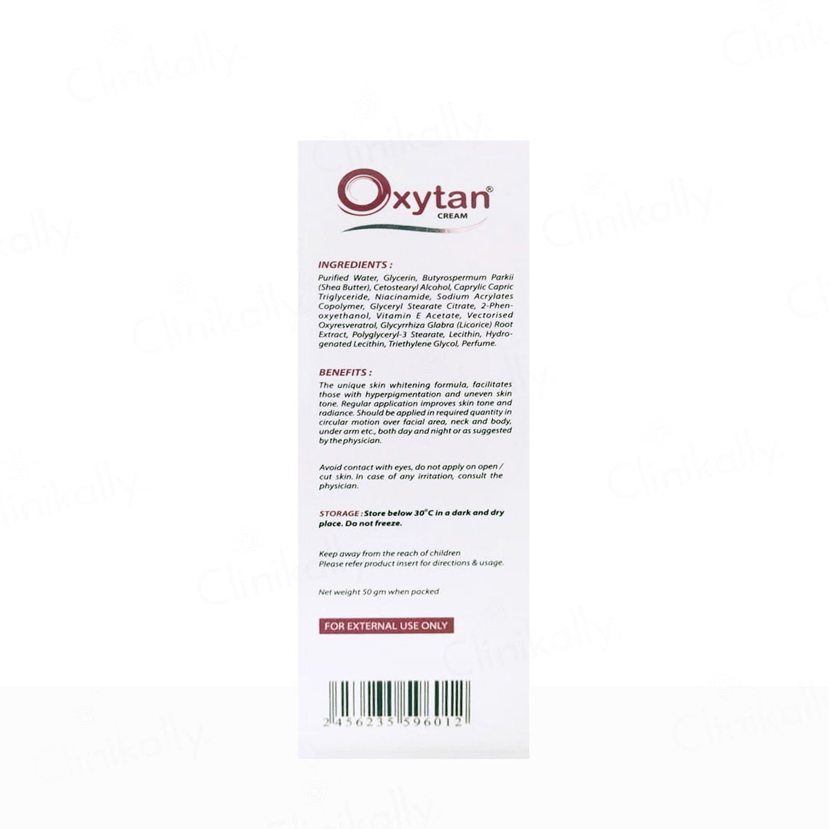 Oxytan Skin Brightening & Lightening Cream
