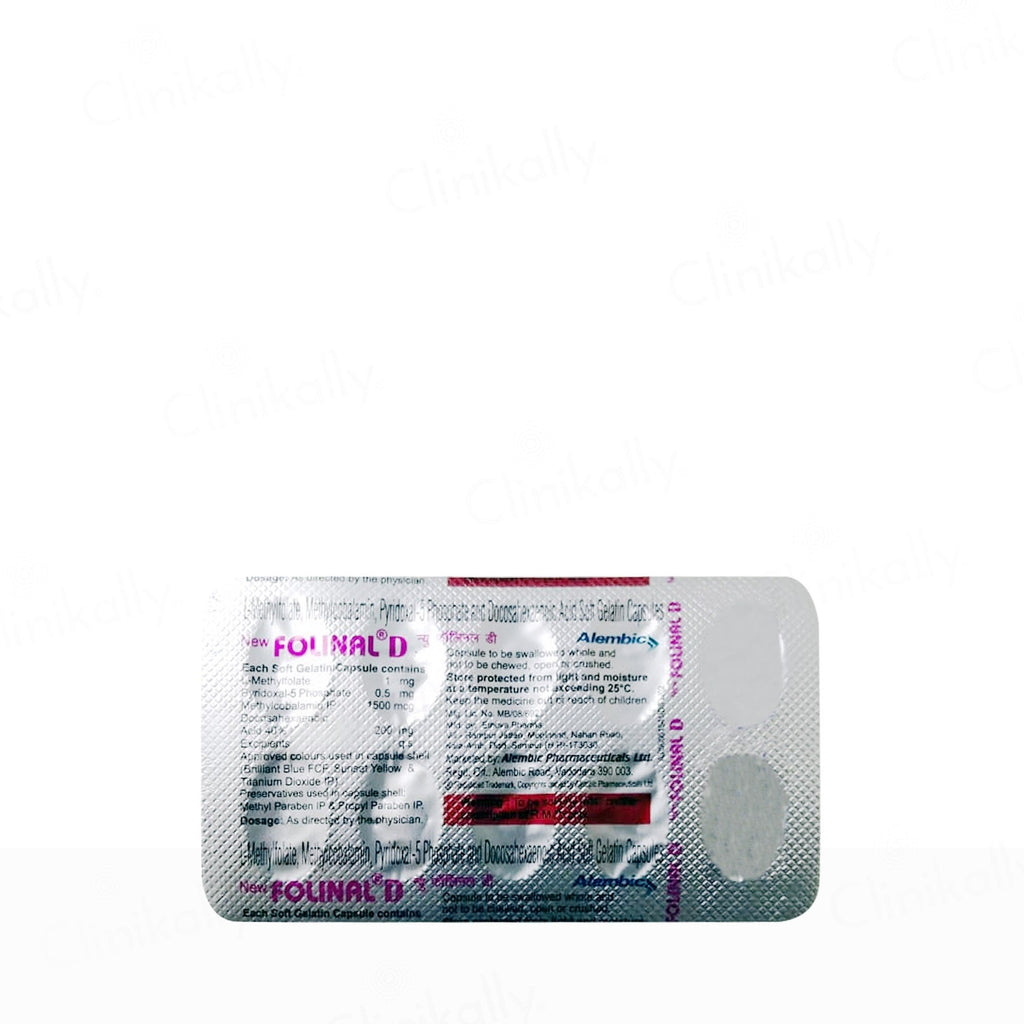 New Folinal-D Soft Gelatin Capsule
