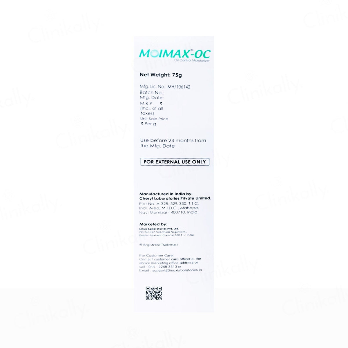 Moimax-OC Oil Control Moisturizer