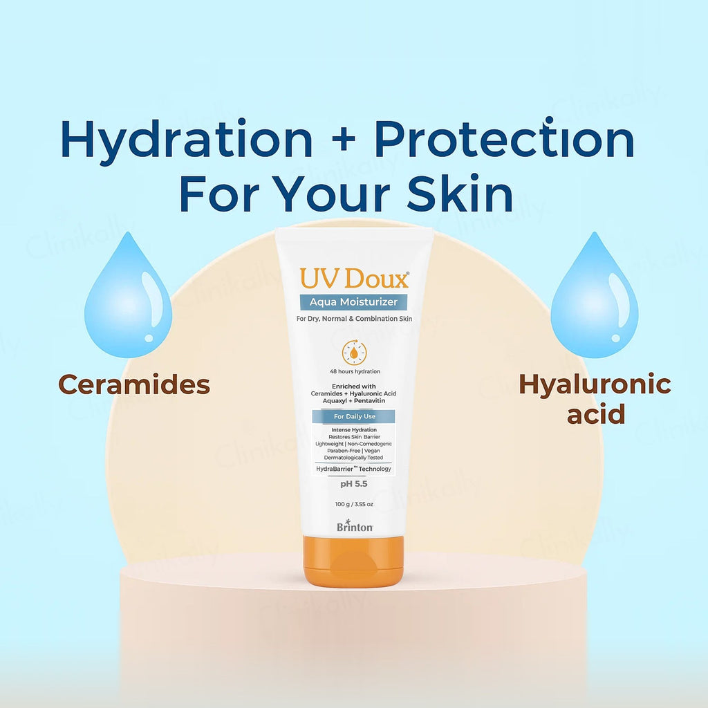 UV Doux Aqua Lightweight Moisturizer For Dry, Normal & Combination Skin