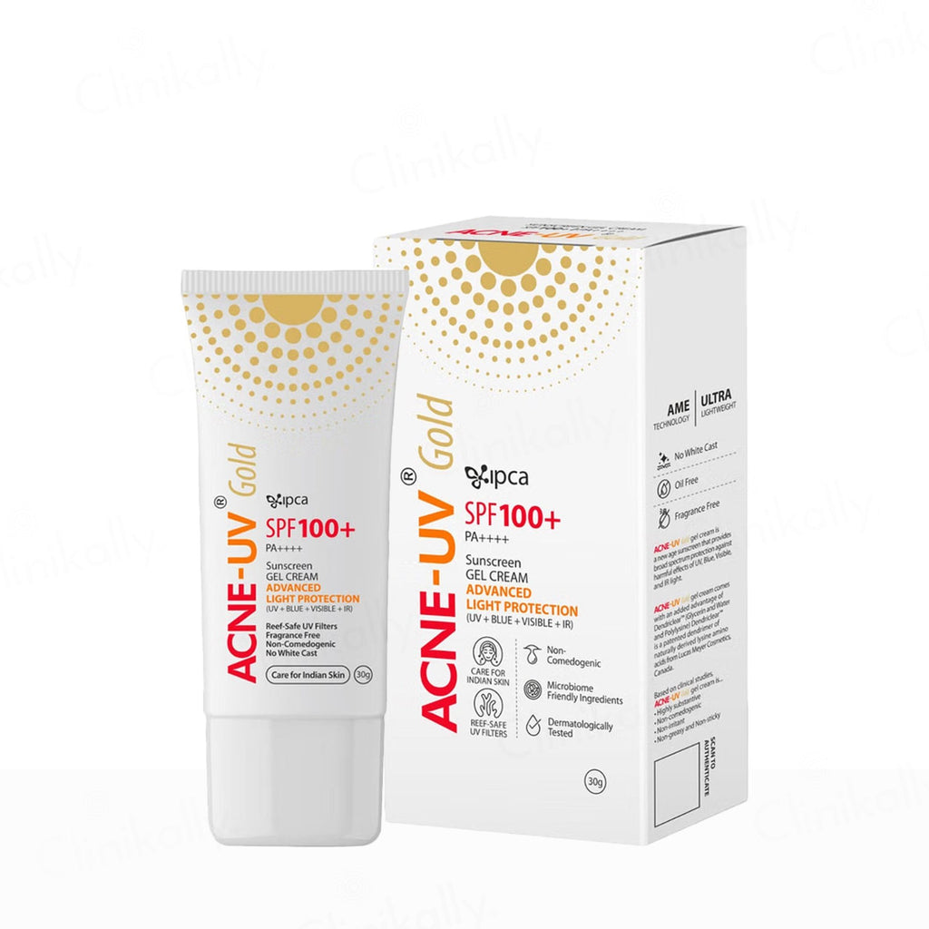 Acne-UV Gold Sunscreen Gel Cream SPF 100+ PA++++
