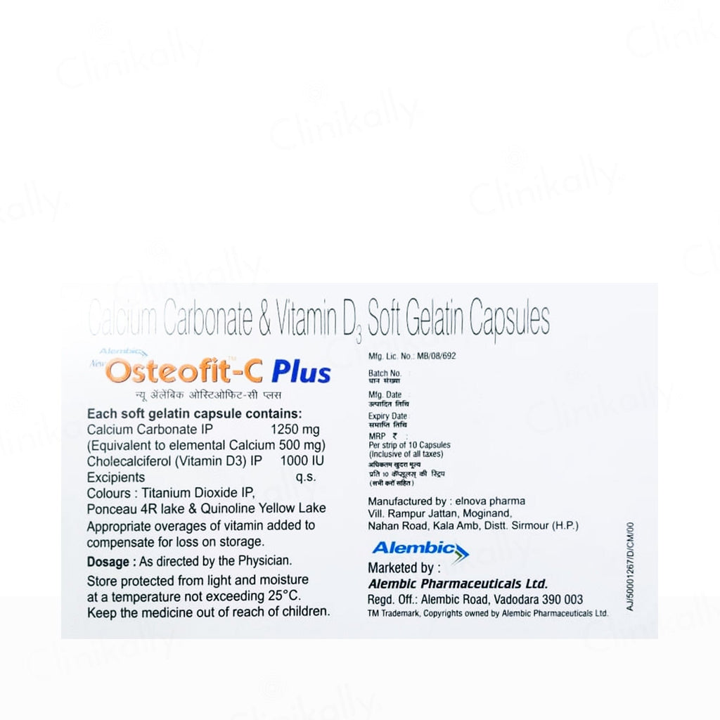 Osteofit-C Plus Soft Gelatin Capsule
