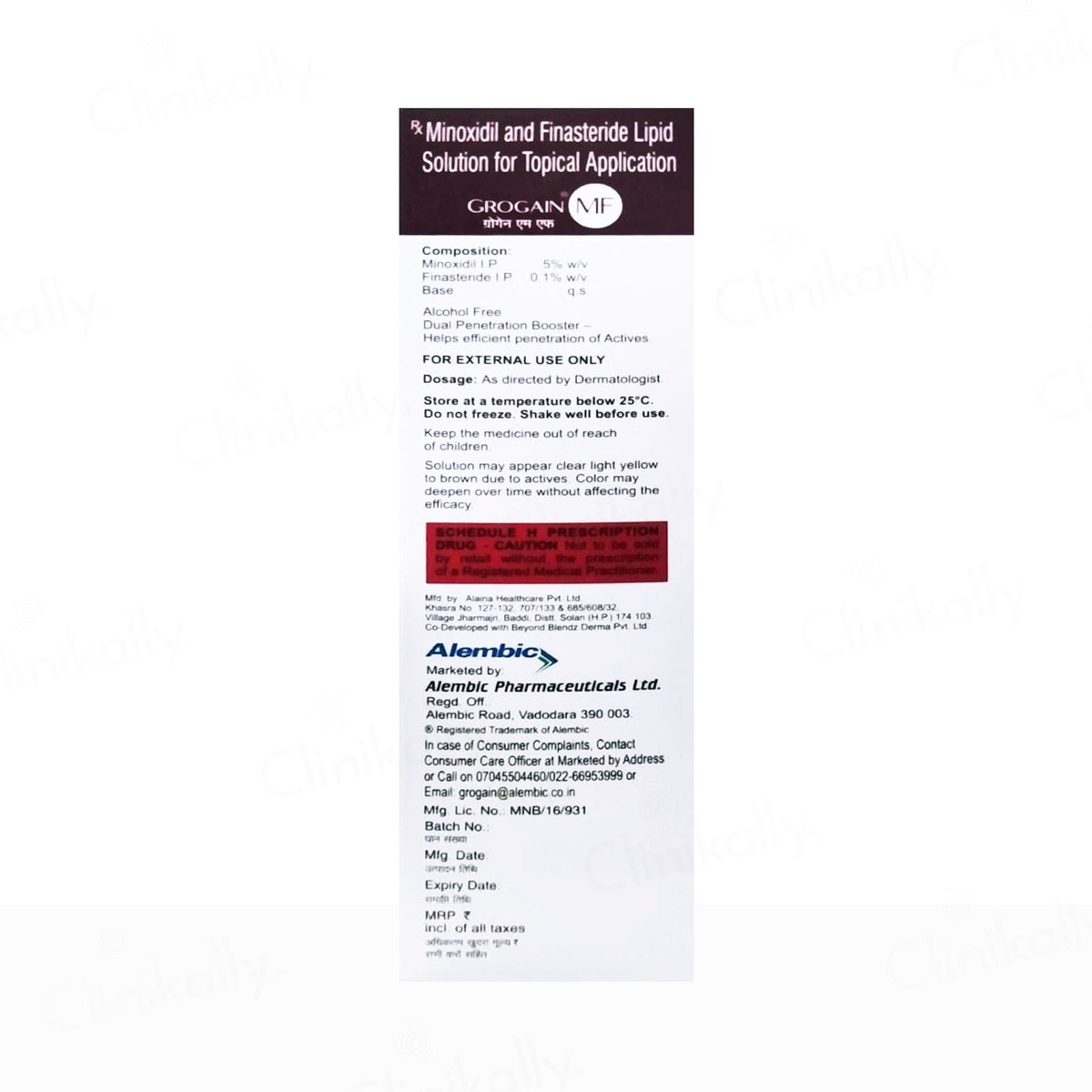 Grogain MF 5 Topical Solution