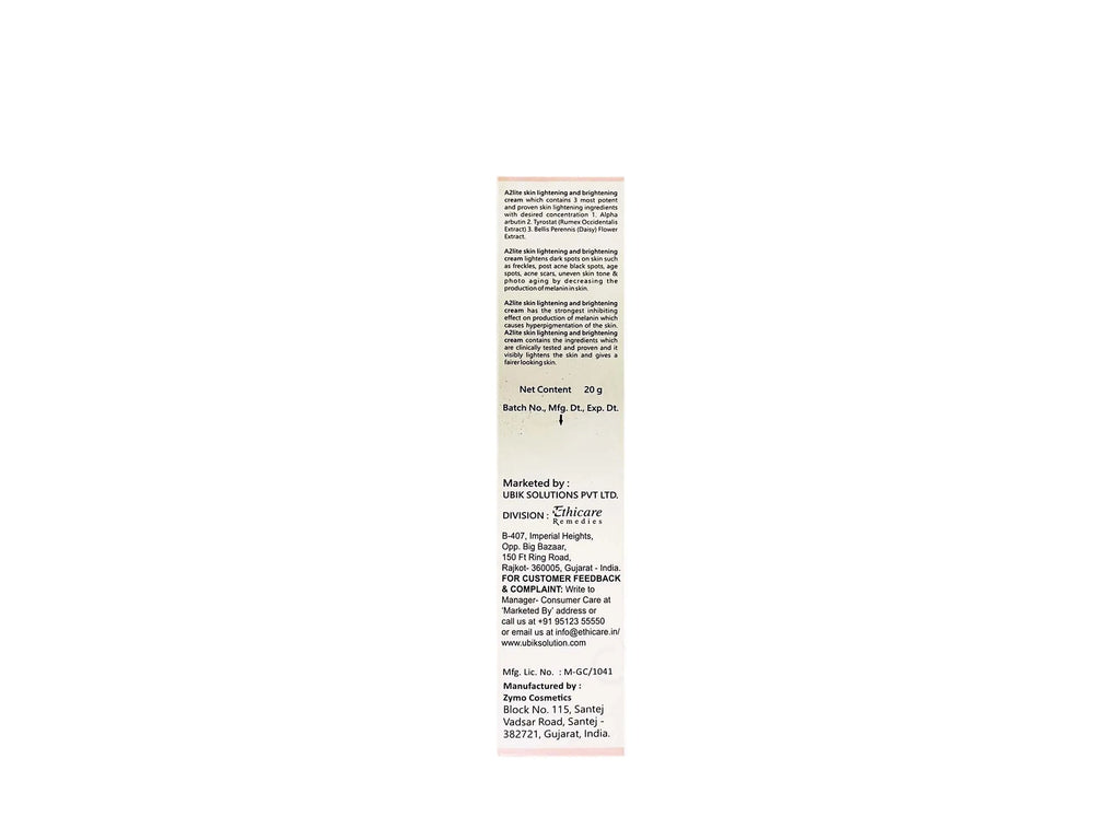 A2 Lite Skin Lightening & Brightening Cream