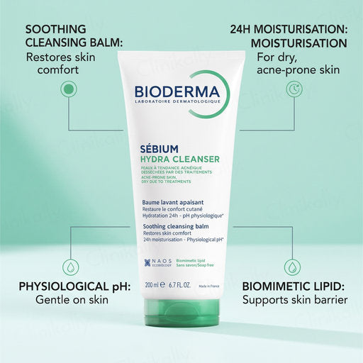 Bioderma Sebium Hydra Soothing Balm Cleanser