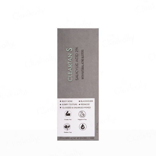Cleartan S Salicylic Acid 2% Acne Body Spray