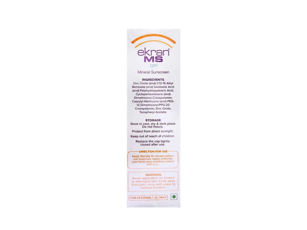 Ekran MS Mineral Sunscreen Gel SPF 50 PA+++